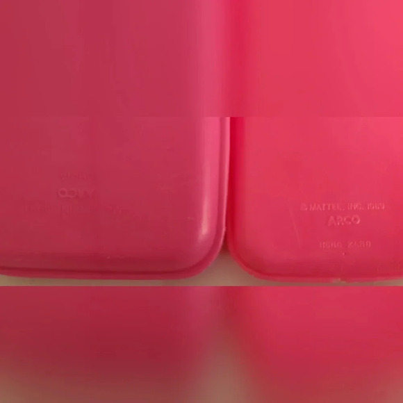 Set Of 2 Vintage 1989/1991 Wet 'n Wild Barbie Swimming Pool Pink Rafts - Picture 7 of 7